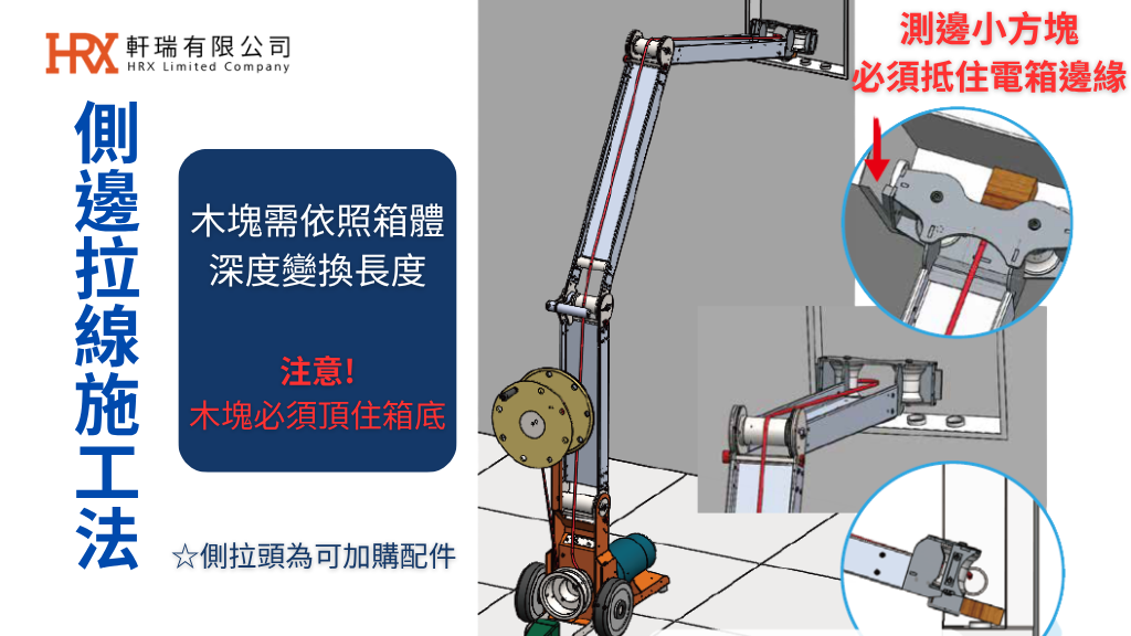 側邊拉線施工法 側邊拉線施工法
