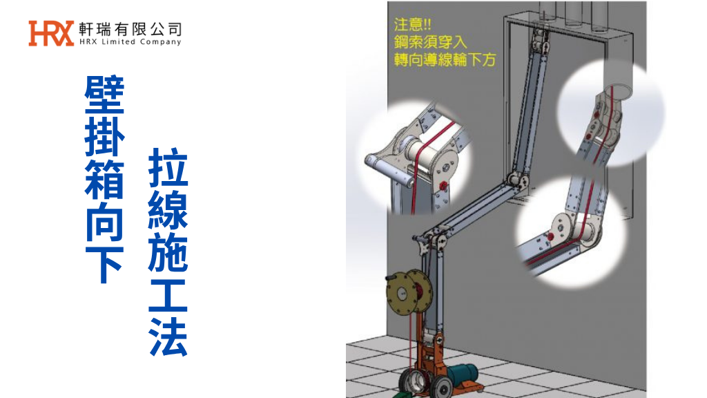 壁掛箱向下拉線施工法 壁掛箱向下拉線施工法