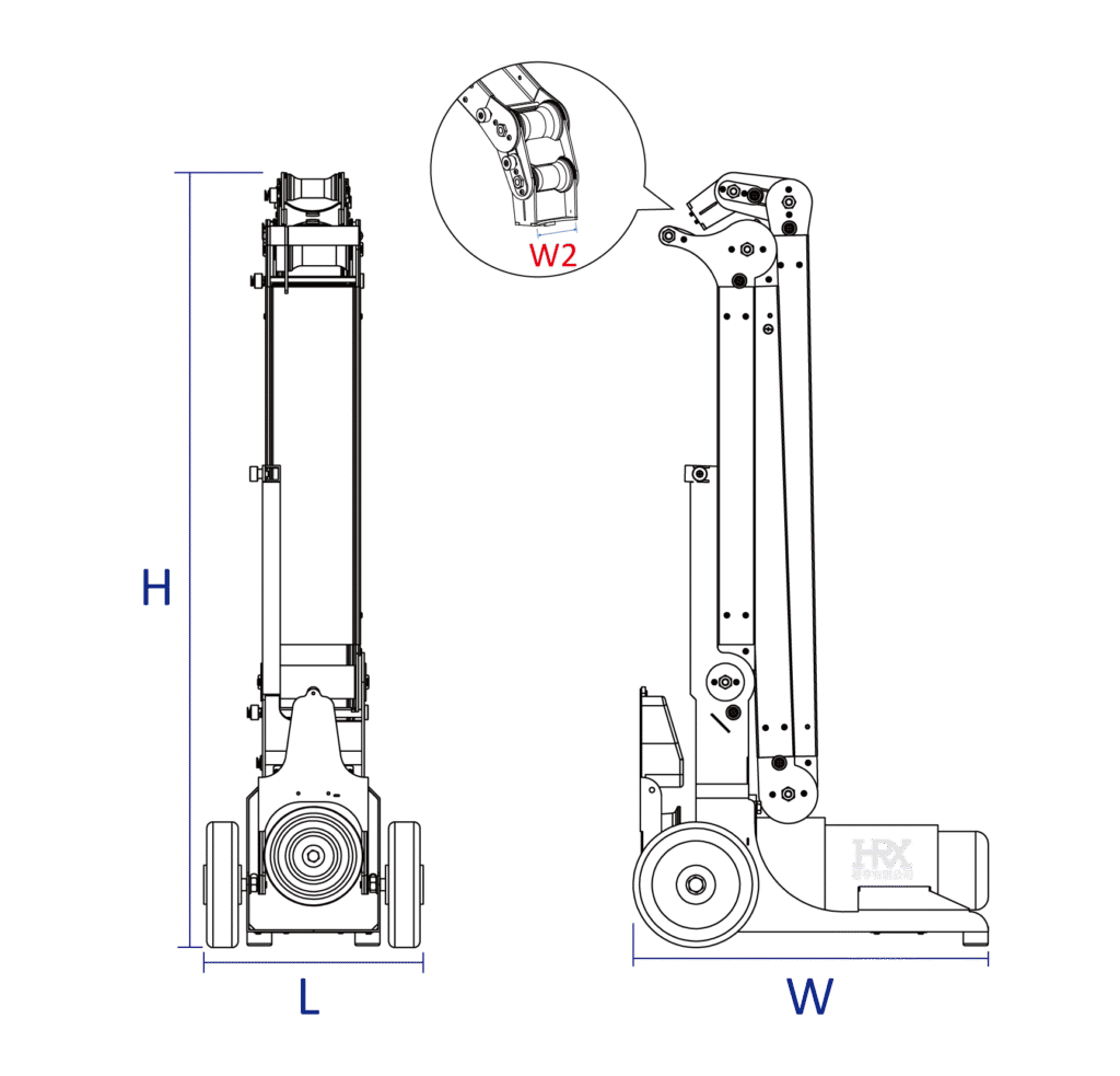 拉線機尺寸位置